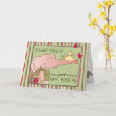 Fräulein You Karte (Gelbe Blume)