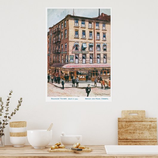 Fraunce Taverne Poster (Küche)