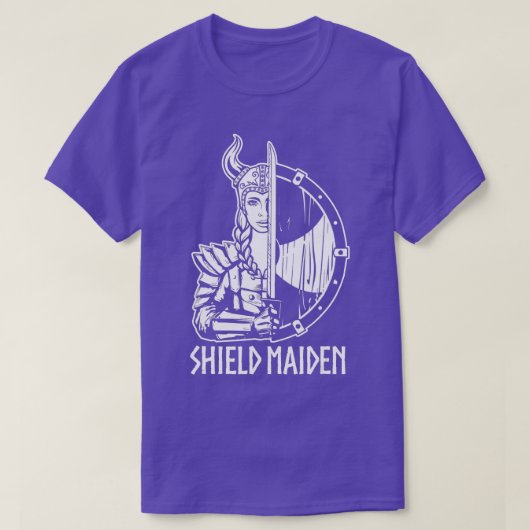 Frauschild Maiden Girl Viking T-Shirt (Design vorne)