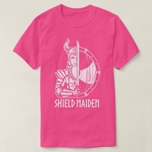 Frauschild Maiden Girl Viking T-Shirt (Design vorne)