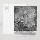 Fray Junipero Serra Postkarte (Vorne/Hinten)