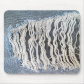 Frayed Blue Jean Hole Mousepad (Vorne)