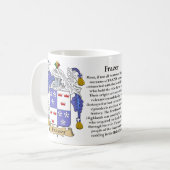 Frazer, der Ursprung, die Bedeutung und das Wappen Kaffeetasse (Vorderseite Links)