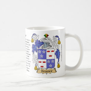Frazer, der Ursprung, die Bedeutung und das Wappen Kaffeetasse