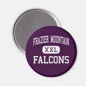 Frazier Mountain - Falken - hoch - Lebec Magnet (Vorderseite/Rückseite)