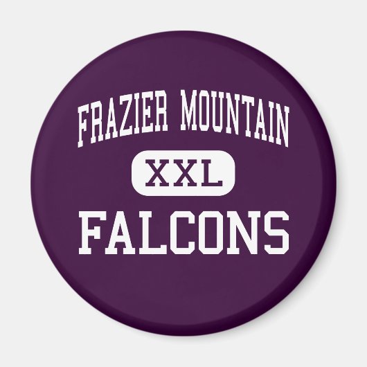 Frazier Mountain - Falken - hoch - Lebec Magnet (Vorne)