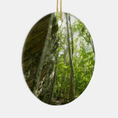 Frazier Rock Wall im Shenandoah-Nationalpark Keramik Ornament (Rechts)