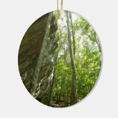 Frazier Rock Wall im Shenandoah-Nationalpark Keramik Ornament (Links)