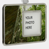 Frazier Rock Wall im Shenandoah-Nationalpark Rahmen-Ornament Silber (Rechts)