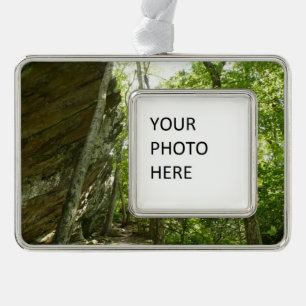 Frazier Rock Wand im Shenandoah National Park Rahmen-Ornament Silber
