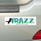 FRAZZ! Schwarze Katzen-Verein-Autoaufkleber Autoaufkleber (Auf Auto)
