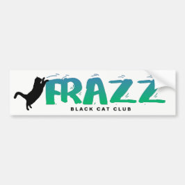 FRAZZ! Schwarze Katzen-Verein-Autoaufkleber Autoaufkleber