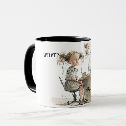 FRAZZIERTE TASSE (Vorderseite Links)