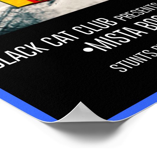 Frazzilla vs Moth! Monster Cat Poster (Ecke)