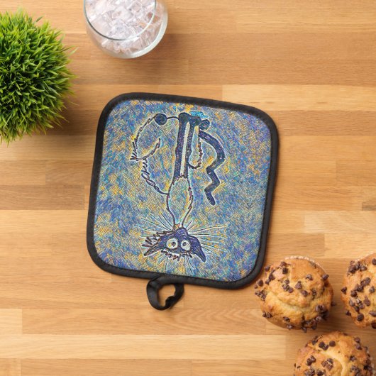 Frazzle Cat Gift Topflappen (Oben Unten)