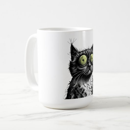 Frazzle Cat Kaffeetasse (Vorderseite Links)