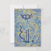 Frazzle Cat Notecard Dankeskarte (Vorderseite)