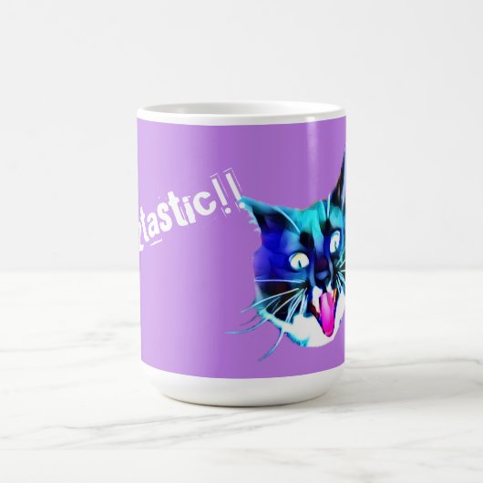 Frazztastic! Verrückte Katzen-Tasse Kaffeetasse (Mittel)