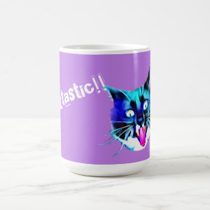 Frazztastic! Verrückte Katzen-Tasse Kaffeetasse