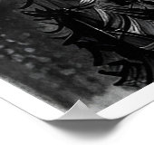 Frazzy Cat Zeichn - Kunstdrucken Poster (Ecke)