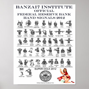 FRB Handzeichen für das Superdole Poster