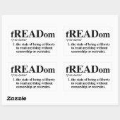 Freaddefinition Rechteckiger Aufkleber (Blatt)