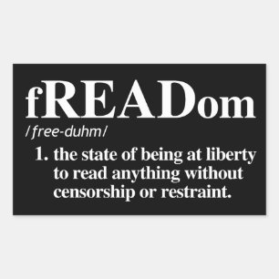 Freaddefinition Rechteckiger Aufkleber