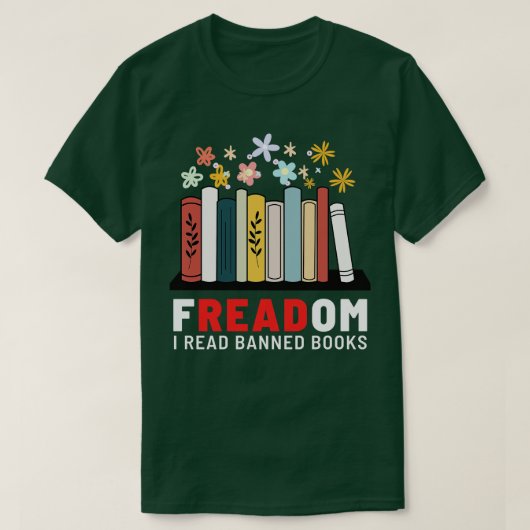 Freaded I Read Banned Books T-Shirt (Design vorne)