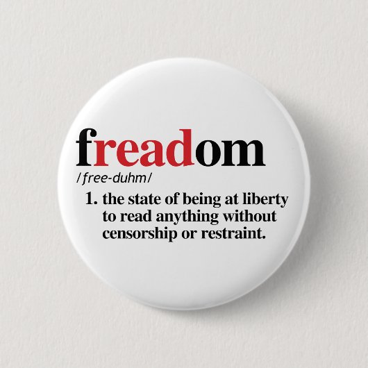 Freadom Definition Button (Vorderseite)