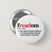 Freadom Definition Button (Vorne & Hinten)