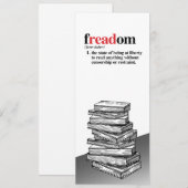 Freadom-Definitions-Lesezeichen Save The Date (Vorne/Hinten)