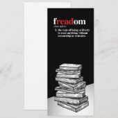 Freadom-Definitions-Lesezeichen Save The Date (Vorne/Hinten)