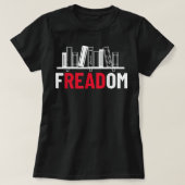 fREADom - I Read Banned Books - Banned Books Week T-Shirt (Design vorne)