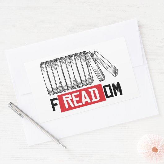 FREADOM RECHTECKIGER AUFKLEBER (Umschlag)