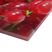 Freah Frucht Cooking Foto mit individuellem Text Schneidebrett (Ecke)