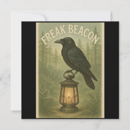 Freak Beacon Raven Einladungskarte Einladung