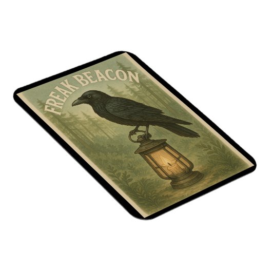 Freak Beacon Raven Flexible Magnet (Rechte Seite)