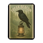 Freak Beacon Raven Flexible Magnet (Vertikal)