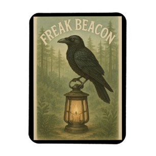 Freak Beacon Raven Flexible Magnet