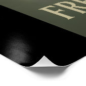Freak Beacon Raven Glossy Poster (Ecke)