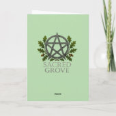 Freak Beacon Raven Greetings Card Karte (Rückseite)