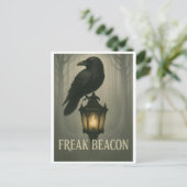Freak Beacon Raven Postcard Postkarte (Stehend Vorderseite)