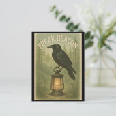 Freak Beacon Raven Postcard Postkarte (Stehend Vorderseite)