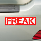 Freak Briefmarke Autoaufkleber (Auf Auto)
