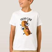 Freak-clair Funny Eclair Pun T-Shirt (Vorderseite)