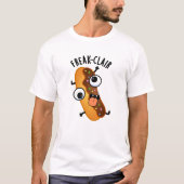 Freak-clair Funny Eclair Pun T-Shirt (Vorderseite)