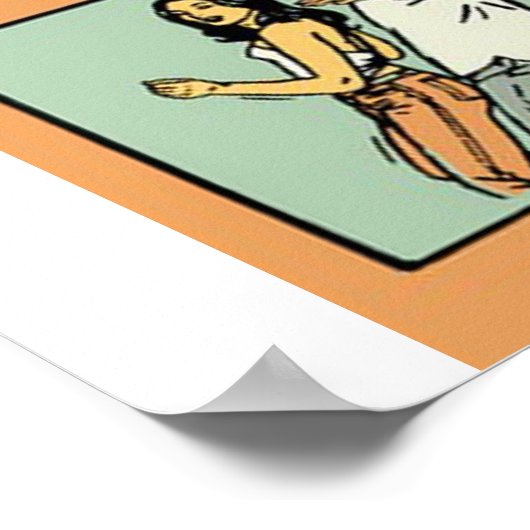 Freak Dance nicht erlaubt Poster (Ecke)