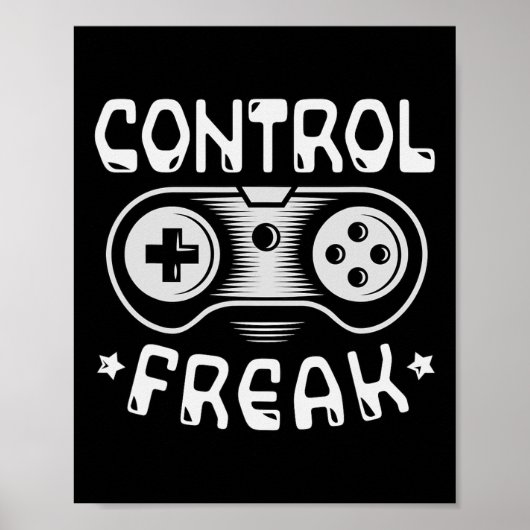 Freak - Funny Gaming Video Games Gamer Poster (Vorne)