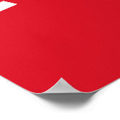 Freak Funny Zitat Poster (Ecke)