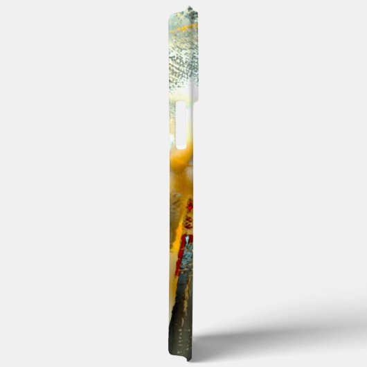 Freak graue Texturbrennteile bis zum digitalen Aus Case-Mate iPhone Hülle (Rückseite / Rechts)